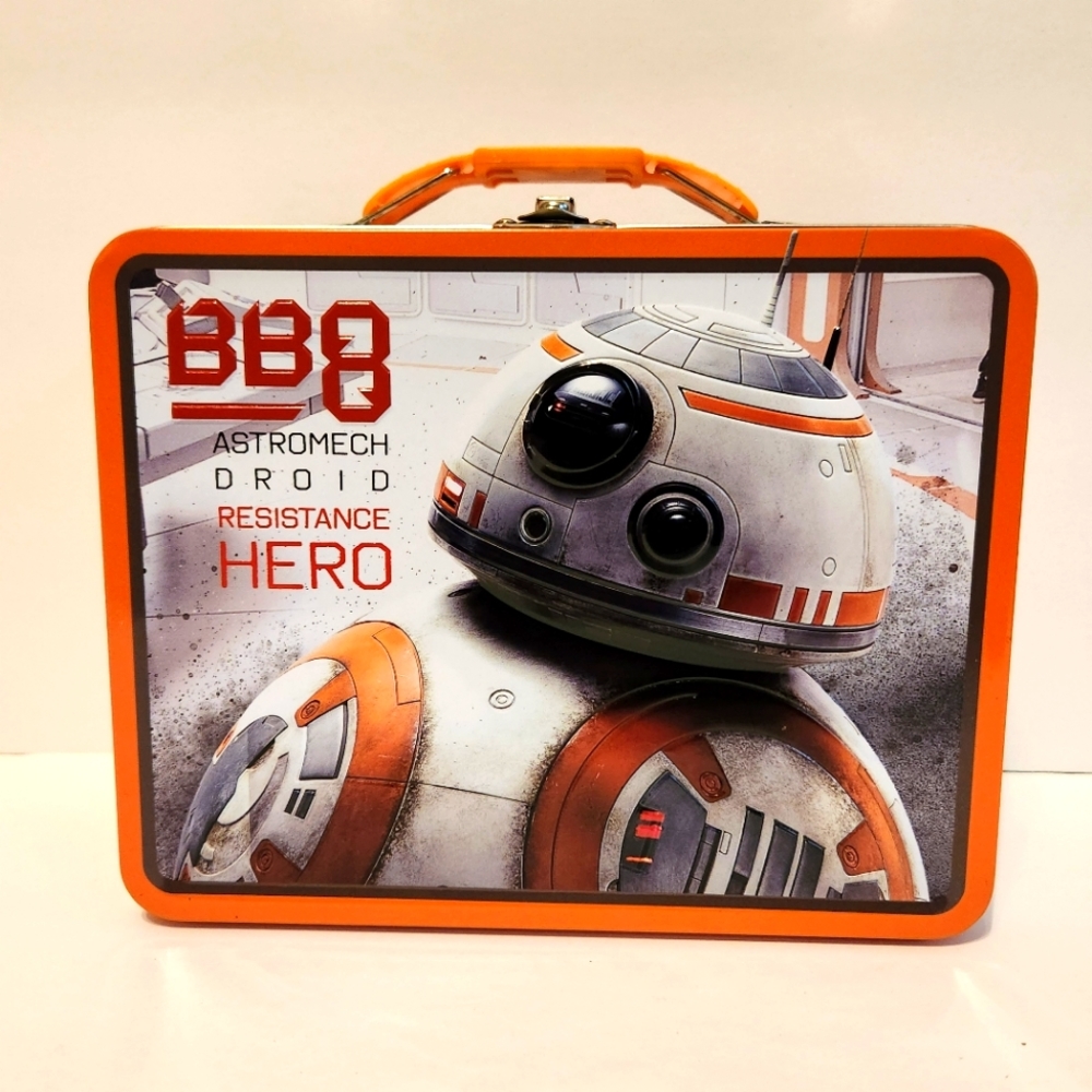 Disney Star Wars BB-8 Square Tin Lunch Box NEW
